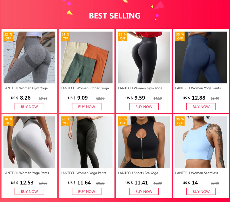 Calça Legging Feminina Sem Costura de Cintura Alta